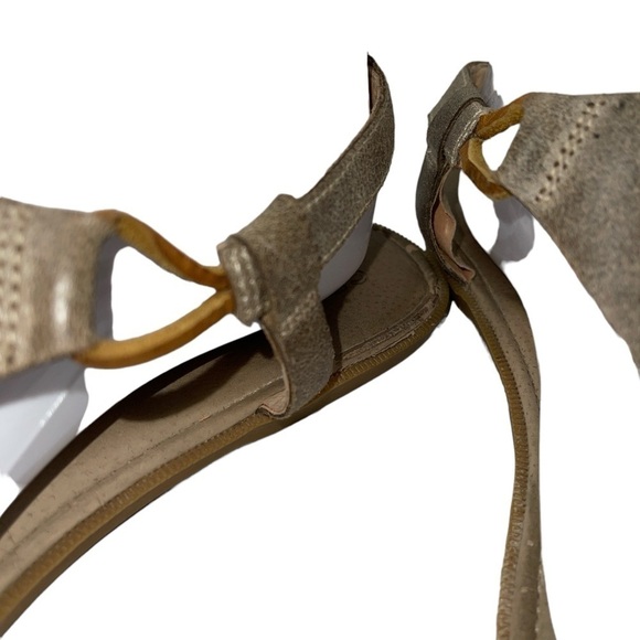 Sperry Top Sider Women's Sandals Size 10M Brown Leather Slip On Elastic Back - Picture 5 of 11